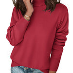 Nadorine Classic Chunky Turtleneck Pullover Sweater (US Only)