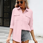 Zeagoo Womens Button Down Shirts Casual Long Sleeve Blouses