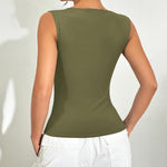 Nadorine Going Out Tops Slim Fit Sleeveless Crop Tank Tops