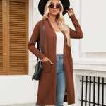 Nadorine Women's Long Cardigans Sweater Lightweight Duster Coat
