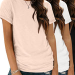 Zeagoo Womens 3 Pack T Shirts Basic Short Sleeve Tees