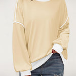 Nadorine Women Oversize Sweatshirts Pullover Tops
