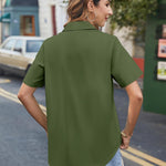 Nadorine Blouse Women's Casual Short Sleeve Shirt (DE Only)