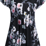 Nadorine Blouse Women's Elegant Ruffle Sleeve Tops (DE Only)