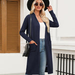 Nadorine Women's Long Cardigans Sweater Lightweight Duster Coat