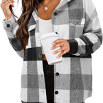 Nadorine Women's Checked Shirt-Jacket