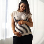 Nadorine Cap Sleeve Sweater Vest Knit Sweater