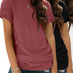 Zeagoo Womens 3 Pack T Shirts Basic Short Sleeve Tees