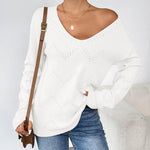 Nadorine Women's Knitted Jumper Elegant Pullover (DE Only)
