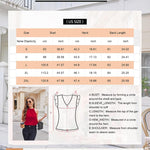 Nadorine High Neck Halter Tops Sleeveless Flowy Cami Blouse