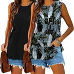 Nadorine 2 Pack Tank Tops Sleeveless Basic Shirts