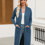Nadorine Women's Long Cardigans Sweater Lightweight Duster Coat
