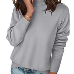 Nadorine Classic Chunky Turtleneck Pullover Sweater (US Only)