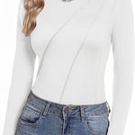 Nadorine Women's Long Sleeve Shirt Turtleneck Shirt (DE Only)