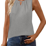 Nadorine Tank Tops Loose Fit Basic Shirts