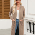 Nadorine Women's Long Cardigans Sweater Lightweight Duster Coat