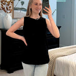 Nadorine 2 Pack Tank Tops Sleeveless Basic Shirts