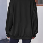 Nadorine  Oversized Sweatshirts Graphic Print Tops