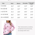 Nadorine Crewneck Pullover Long Sleeve Knit Side Slit Sweater