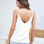 Nadorine Tank Top V-Neck Sleeveless Summer Tops (DE Only)