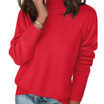 Nadorine Classic Chunky Turtleneck Pullover Sweater (US Only)
