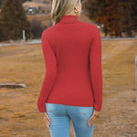 Zeagoo Women's Turtleneck Sweaters Fitted Long Sleeve Shirts