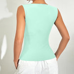 Nadorine Going Out Tops Slim Fit Sleeveless Crop Tank Tops