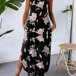 Zeagoo Women's Summer Maxi Dress Casual Sleeveless Sundress