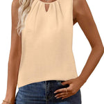 Nadorine Tank Tops Loose Fit Basic Shirts