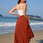 Nadorine Skirt Long Elegant Skirts High Waist Maxi Skirt (DE Only)