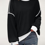 Nadorine Women Oversize Sweatshirts Pullover Tops