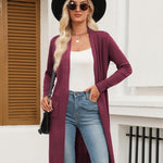 Nadorine Women's Long Cardigans Sweater Lightweight Duster Coat