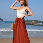 Nadorine Skirt Long Elegant Skirts High Waist Maxi Skirt (DE Only)