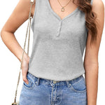 Zeagoo Women's Tank Top Sleeveless Ribbed Tank Tops (DE Only)