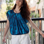 Nadorine Women's Blouse Batwing Blouse Shirts (DE Only)