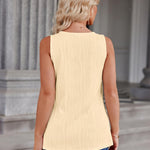 Nadorine Women Summer Tops Cute Tank Tops V Neck 2024 Trendy Fashion Sleeveless Shirts