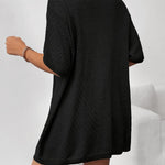 Nadorine Short Sleeve Crochet Kimonos Open Front Cover Ups