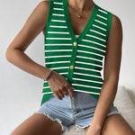Zeagoo Womens Sweater Vest V Neck Button Down Shirts