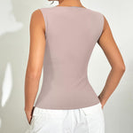 Nadorine Going Out Tops Slim Fit Sleeveless Crop Tank Tops