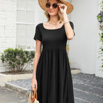 Nadorine Summer Dress Women's Dresses Short Sleeve Dress (DE Only)
