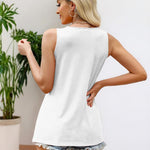 Zeagoo Women's Tank Tops Pleated Floral Flowy Boho Tunic Shirts