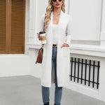 Nadorine Women's Long Cardigans Sweater Lightweight Duster Coat