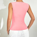 Nadorine Going Out Tops Slim Fit Sleeveless Crop Tank Tops