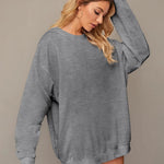Nadorine  Oversized Sweatshirts Graphic Print Tops