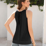 Nadorine Tank Top Damen Sommer Neckholder Oberteile (DE Only)