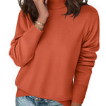 Nadorine Classic Chunky Turtleneck Pullover Sweater (US Only)
