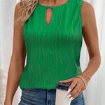 Nadorine Sleeveless Summer Casual Basic Shirts