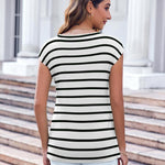 Zeagoo Womens Cap Sleeve V Neck T Shirts with Pocket