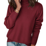 Nadorine Classic Chunky Turtleneck Pullover Sweater (US Only)