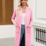 Nadorine Women's Long Cardigans Sweater Lightweight Duster Coat